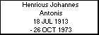 Henricus Johannes Antonis