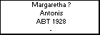 Margaretha ? Antonis