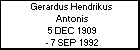 Gerardus Hendrikus Antonis