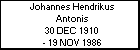 Johannes Hendrikus Antonis