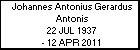 Johannes Antonius Gerardus Antonis