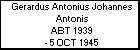 Gerardus Antonius Johannes Antonis