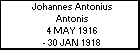 Johannes Antonius Antonis