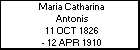 Maria Catharina Antonis