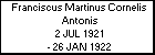 Franciscus Martinus Cornelis Antonis