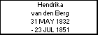 Hendrika van den Berg