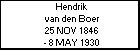 Hendrik van den Boer