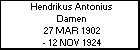 Hendrikus Antonius Damen