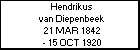 Hendrikus van Diepenbeek