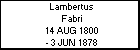 Lambertus Fabri