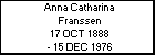 Anna Catharina Franssen