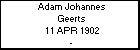 Adam Johannes Geerts