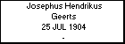 Josephus Hendrikus Geerts