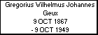 Gregorius Wilhelmus Johannes Geux