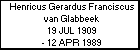 Henricus Gerardus Franciscus van Glabbeek