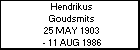 Hendrikus Goudsmits