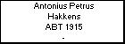 Antonius Petrus Hakkens