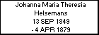 Johanna Maria Theresia Helsemans