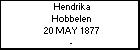 Hendrika Hobbelen