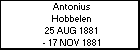 Antonius Hobbelen