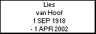 Lies van Hoof