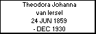 Theodora Johanna van Iersel