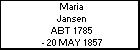 Maria Jansen