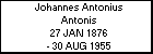 Johannes Antonius Antonis