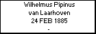 Wilhelmus Pipinus van Laarhoven