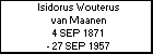 Isidorus Wouterus van Maanen