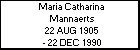 Maria Catharina Mannaerts