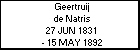 Geertruij de Natris