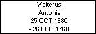 Walterus Antonis