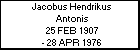 Jacobus Hendrikus Antonis