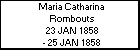 Maria Catharina Rombouts