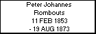 Peter Johannes Rombouts