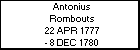 Antonius Rombouts