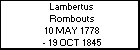 Lambertus Rombouts