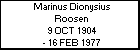 Marinus Dionysius Roosen