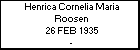 Henrica Cornelia Maria Roosen