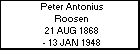 Peter Antonius Roosen