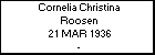 Cornelia Christina Roosen