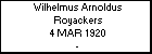 Wilhelmus Arnoldus Royackers