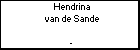 Hendrina van de Sande