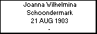 Joanna Wilhelmina Schoondermark