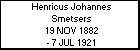 Henricus Johannes Smetsers