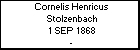 Cornelis Henricus Stolzenbach