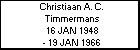 Christiaan A. C. Timmermans