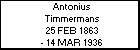 Antonius Timmermans