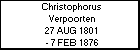 Christophorus Verpoorten